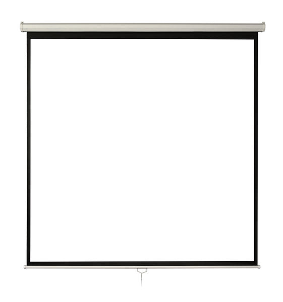 Ecran BlackMount 200 × 200 cm montat pe perete