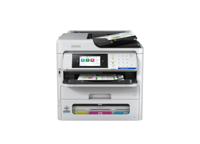 Multifuncțională A4 Epson WorkForce Pro EM-C800RDWF vedere frontală