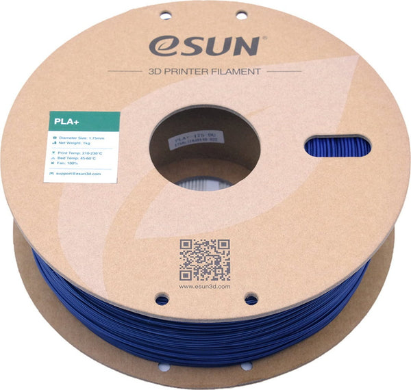eSUN PLA Plus Dark Blue pe spool pentru imprimare 3D