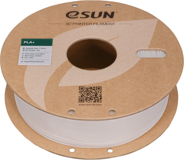 eSUN PLA Plus White pe spool pentru imprimare 3D