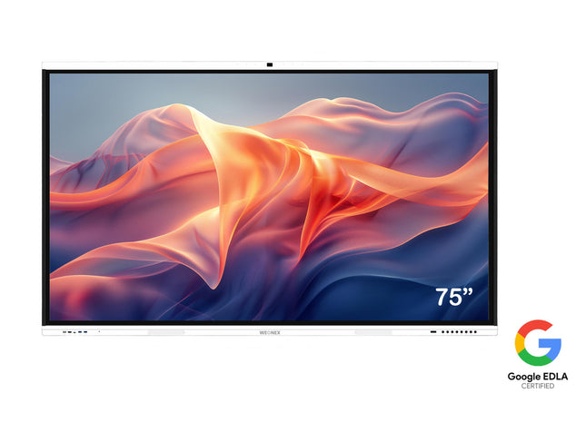 Display interactiv EvoBoard WB75EDLA 75 inch 4K vedere frontala