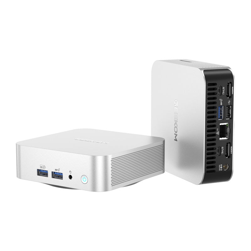 Mini PC GEEKOM A6 vedere frontală