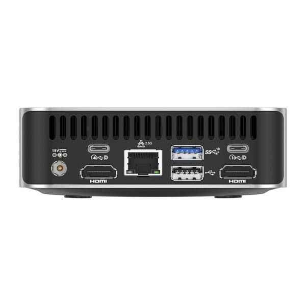 Partea din spate a mini PC-ului GEEKOM A6
