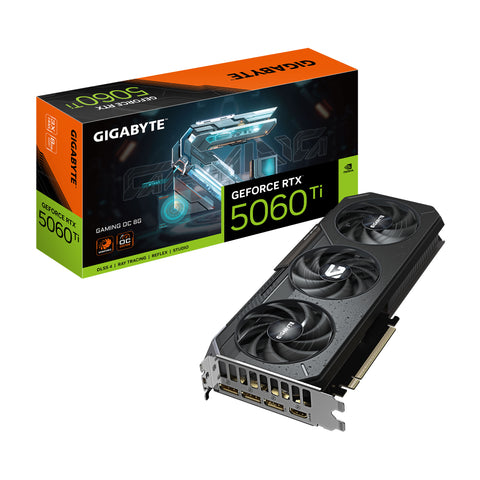 Placă video GIGABYTE GeForce RTX 5060 Ti GAMING OC 8G