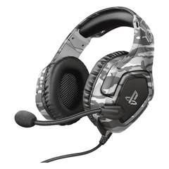 Trust GXT 488 Forze – casti gaming cu fir pentru PS4 si PS5, sunet stereo, microfon integrat, gri