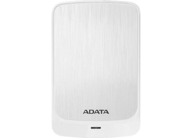 HDD extern ADATA HV320 1TB – USB 3.1, protectie la socuri, criptare date, design ultraslim, culoare alba