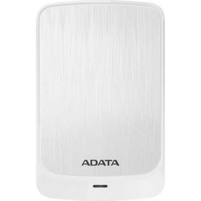 HDD extern ADATA HV320 1TB – USB 3.1, protectie la socuri, criptare date, design ultraslim, culoare alba