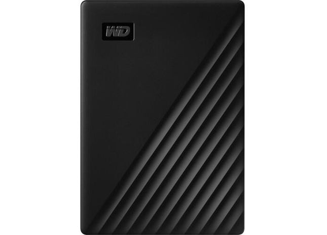 HDD extern WD My Passport 5TB – 2.5", USB 3.2, Plug  Play, protecție prin parola, negru