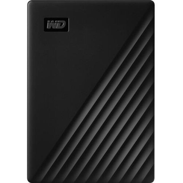 HDD extern WD My Passport 5TB – 2.5", USB 3.2, Plug  Play, protecție prin parola, negru