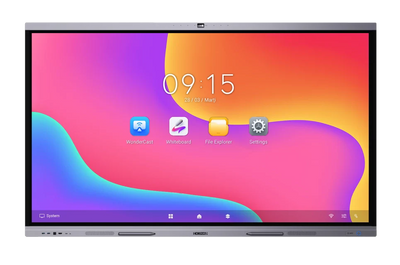 Tabla interactiva 75 inch Horizon A3C 4K vedere frontala