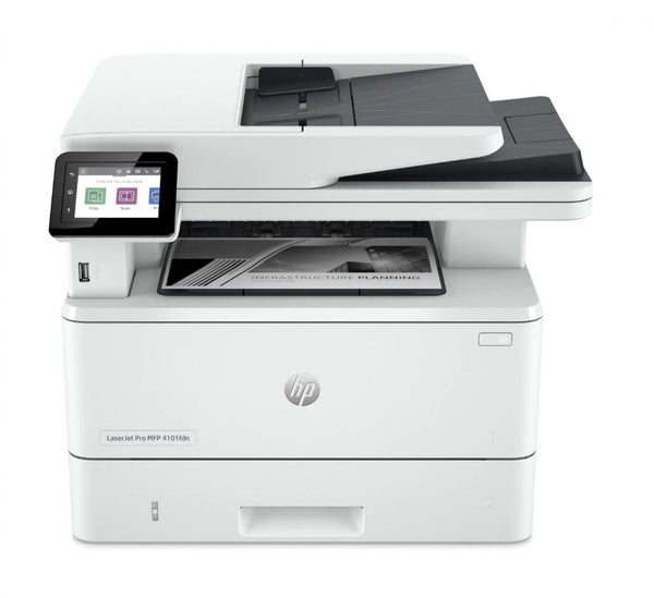 Multifunctional HP LaserJet 4102FDW A4 vedere frontala