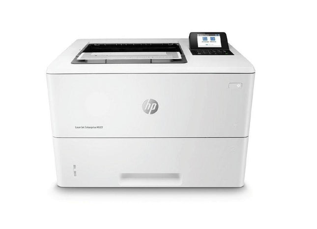 mprimantă laser monocrom HP LaserJet Enterprise M507dn vedere frontală