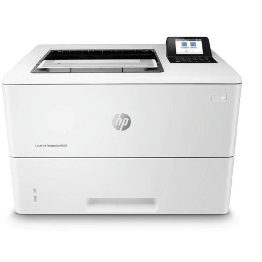 mprimantă laser monocrom HP LaserJet Enterprise M507dn vedere frontală