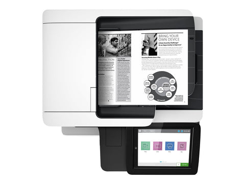 Panou control HP LaserJet Enterprise M528dn