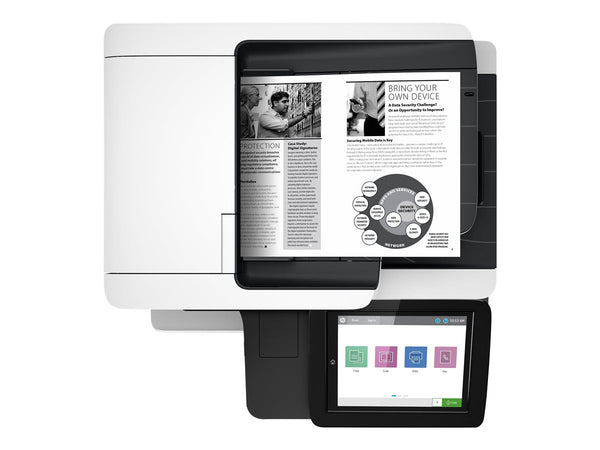 Panou control HP LaserJet Enterprise M528dn