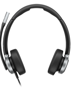 HP Poly Mission 625 căști USB stereo cu fir vedere frontală