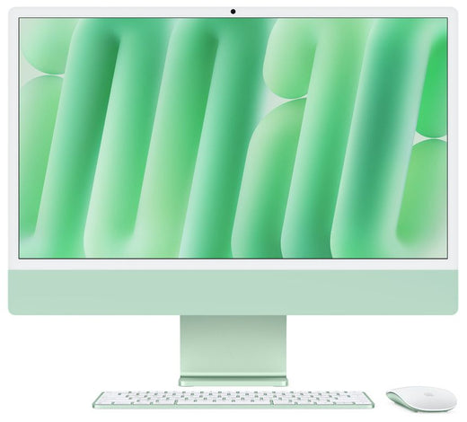 Sistem PC All in One APPLE iMac (2024), Apple M4, 24" Retina 4.5K, 16GB, SSD 256GB, 8-core GPU, macOS Sequoia, Green