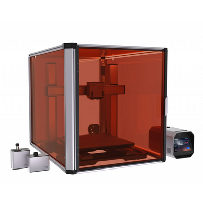 Imprimanta 3D Snapmaker Artisan 3DP – sistem IDEX cu doua capete de printare, volum mare 400×400×400mm, conectivitate Wi-Fi si USB