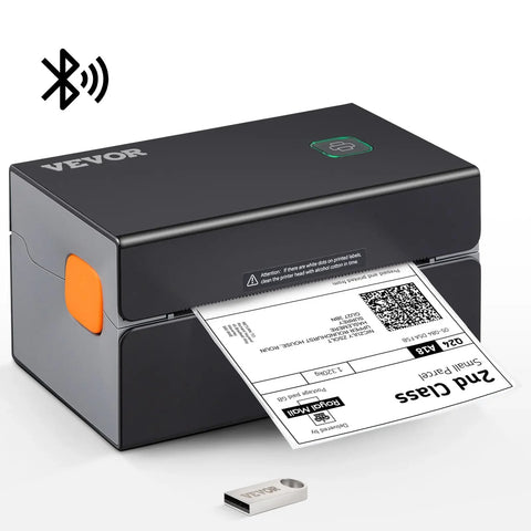 Imprimantă termică de etichete VEVOR cu Bluetooth și USB