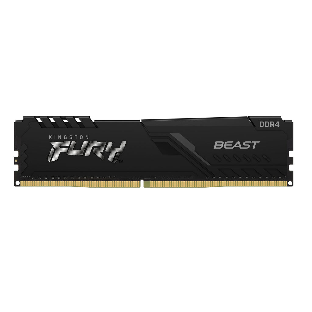 Memorie RAM Kingston Fury Beast 16GB DDR4 3200MHz CL16 vedere frontala
