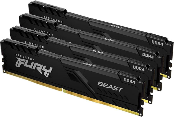 Kingston Fury Beast 16GB DDR4 3200MHz vedere unghi lateral