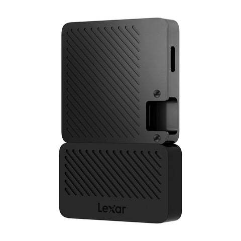 Partea din spate a SSD-ului Lexar Professional Go SL400 2 TB