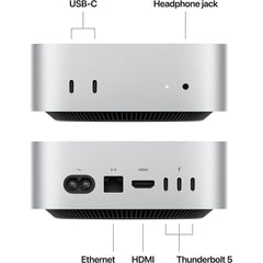 Sistem Desktop PC APPLE Mac Mini, Apple M4, 16GB, SSD 512GB, 10-core GPU, macOS Sequoia - INT