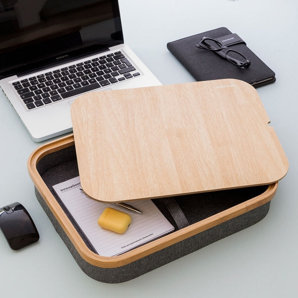 MASĂ PORTABILĂ PENTRU LAPTOP CU SPAȚIU DE DEPOZITARE LARAGE INNOVAGOODS