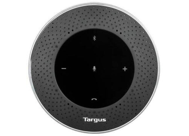 Targus Speakerphone – sistem de conferință portabil cu microfon omnidirecțional și difuzor integrat, Bluetooth 5.0 și USB-C, autonomie 22h, anulare zgomot și ecou