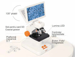 Microscop digital MatataStudio MT3-4 pentru laborator de biologie gimnazial