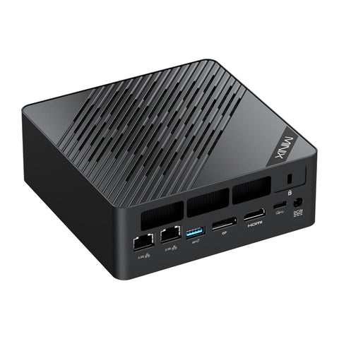 Porturile din spatele mini PC-ului MINIX ER937-AI