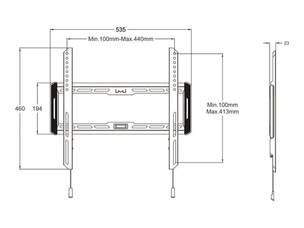 Multibrackets MB-1008 VESA 400x400
