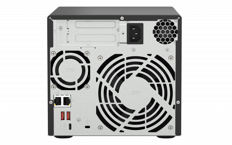 NAS QNAP TS-473A 4-Bay, AMD Ryzen V1500B, 8GB DDR4 RAM - Soluție profesională de stocare în rețea