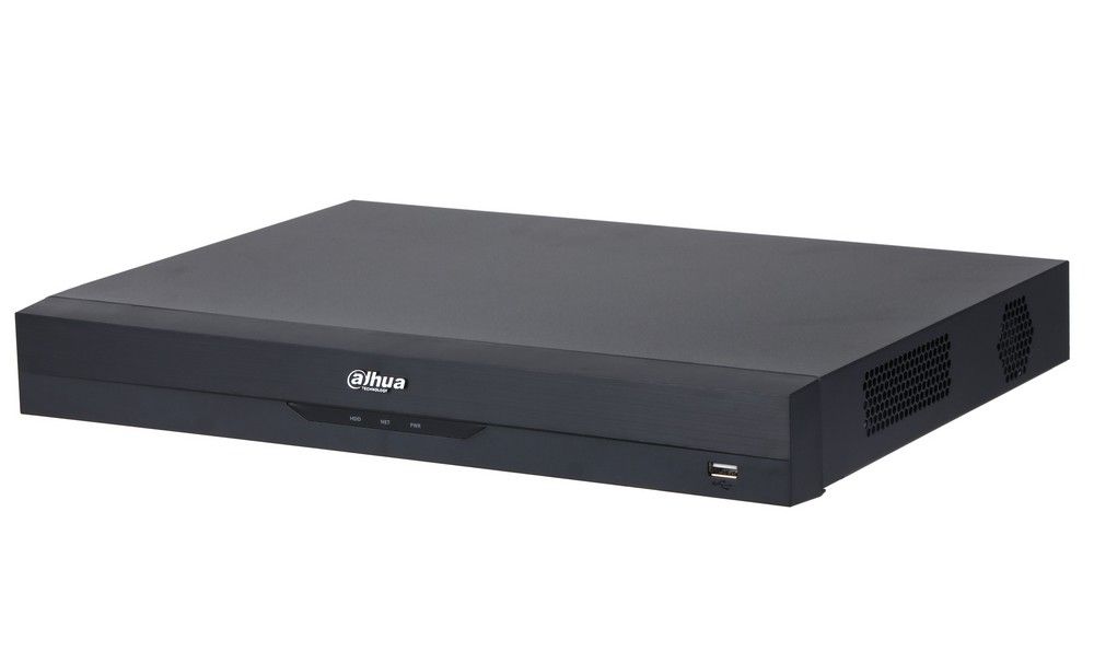Dahua WizSense NVR5232-EI – NVR 32 canale, AI WizSense, 8K (32MP), recunoaștere facială, ANPR, compresie Smart H.265+, 2×SATA 16TB