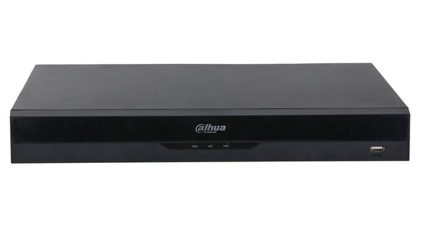 Dahua WizSense NVR5232-EI – NVR 32 canale, AI WizSense, 8K (32MP), recunoaștere facială, ANPR, compresie Smart H.265+, 2×SATA 16TB