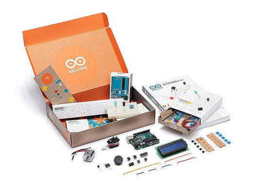 The ROBOTICS KIT for beginners or advanced users offered by Arduino - SMARTLAB Starter KIT_RO EDITION K000007-RO