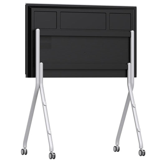 Stand mobil podea 65/ 75/ 86 inch alb