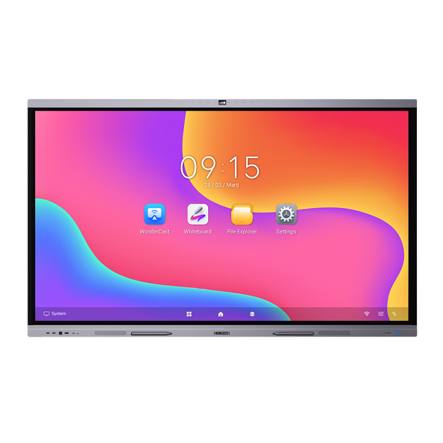 Display Interactiv 65" HORIZON Seria A3C Android 13 eligibil PNRR/PNRAS/C15/INFOLAB