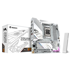 placa de baza GIGABYTE X870M AORUS ELITE WIFI7 ICE porturi si conectivitate