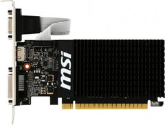 Placă video MSI GeForce GT 710 2GD3H LP – 2 GB DDR3, 64-bit, PCI-E 2.0, design low profile, răcire pasivă