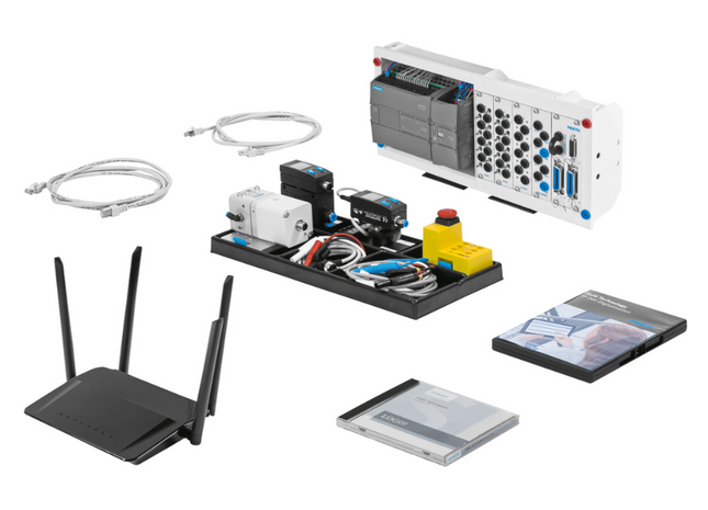 Set echipamente TP 260.v2 – Nivel avansat – Digitalizare în pneumatică