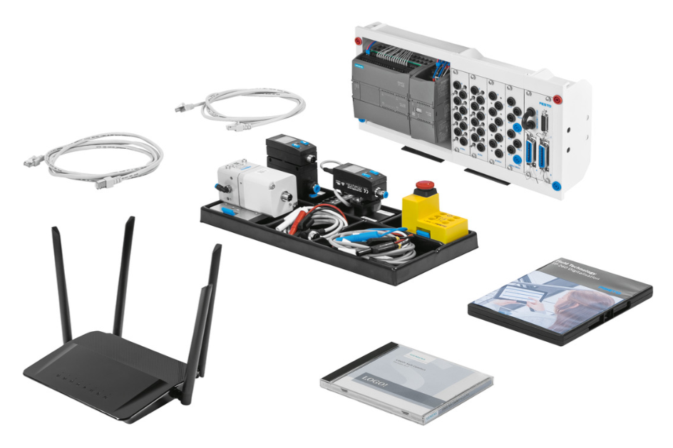 Set echipamente TP 260.v2 – Nivel avansat – Digitalizare în pneumatică
