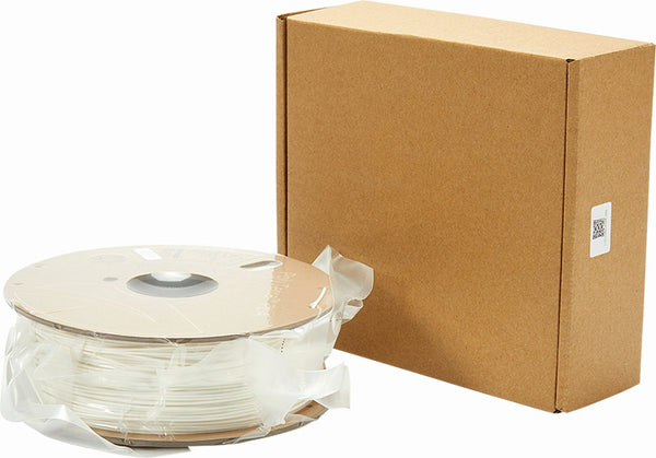 Filament Polymaker PolyTerra PLA Cotton White cu conținut redus de plastic