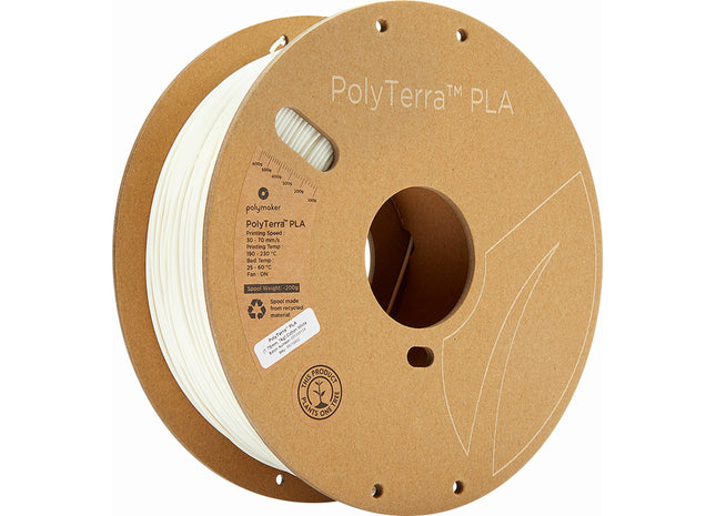 Filament PLA Polymaker PolyTerra Cotton White 1.75 mm 1000 g