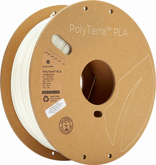 Filament PLA Polymaker PolyTerra Cotton White 1.75 mm 1000 g