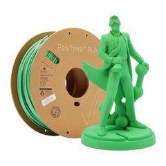 Rolă filament Polymaker PolyTerra PLA Forest Green pe spool din carton