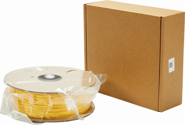 Filament Polymaker PolyTerra PLA Savannah Yellow cu conținut redus de plastic