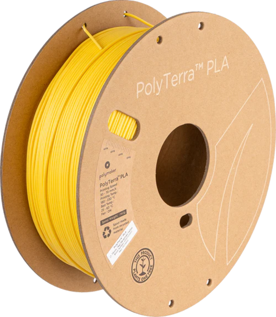 Filament PLA Polymaker PolyTerra Savannah Yellow 1.75 mm 1000 g