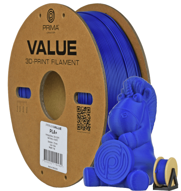 Filament PrimaCreator PrimaValue PLA+ Albastru