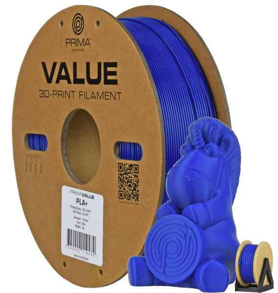 Filament PrimaCreator PrimaValue PLA+ Albastru